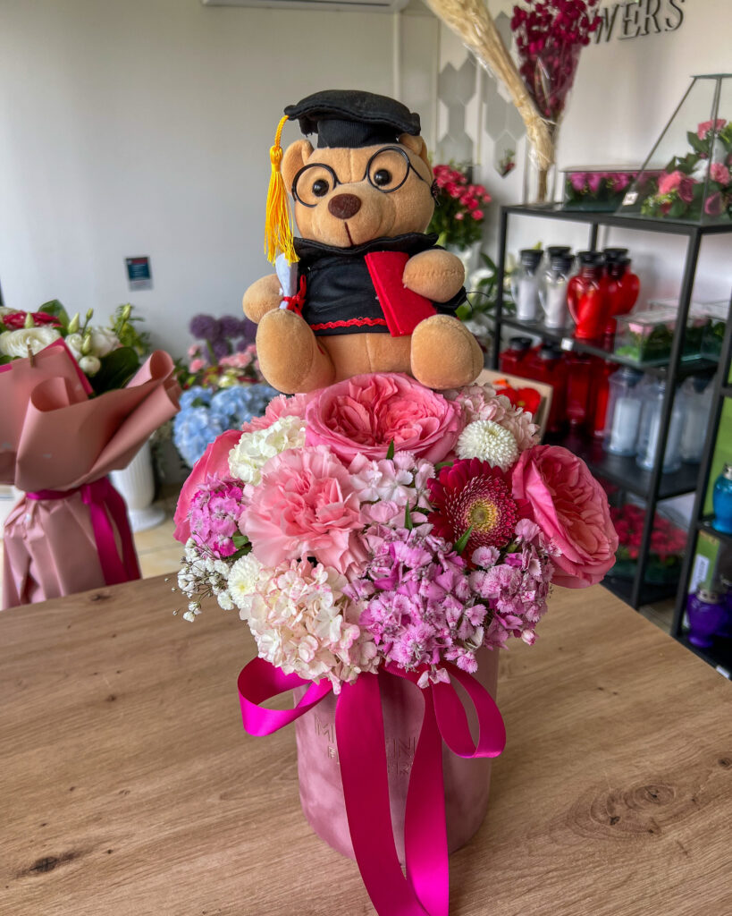 Srednji flower box diploma medo