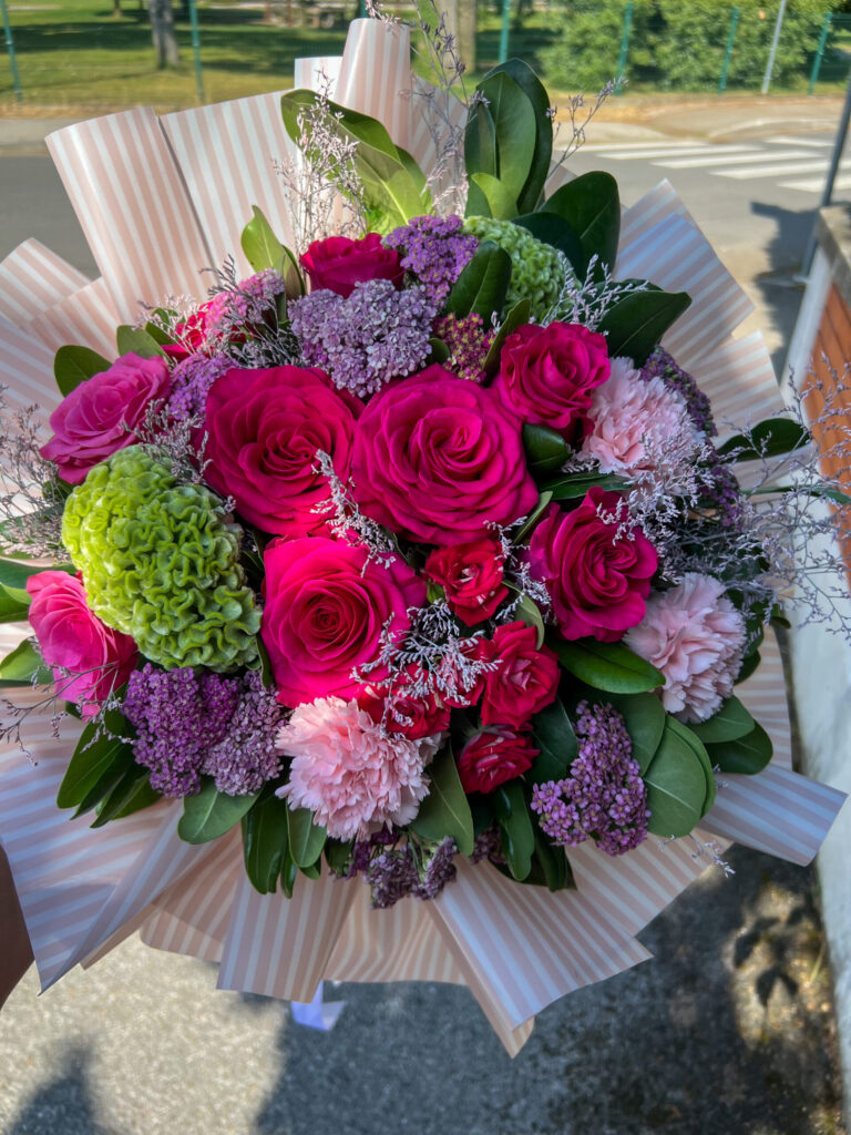 rozi buket cvijeća ruže